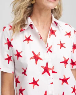Starfish Short Sleeve Swing Shirt