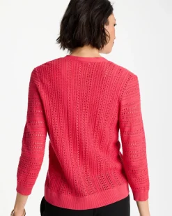Stitchy V-Neck Cardigan