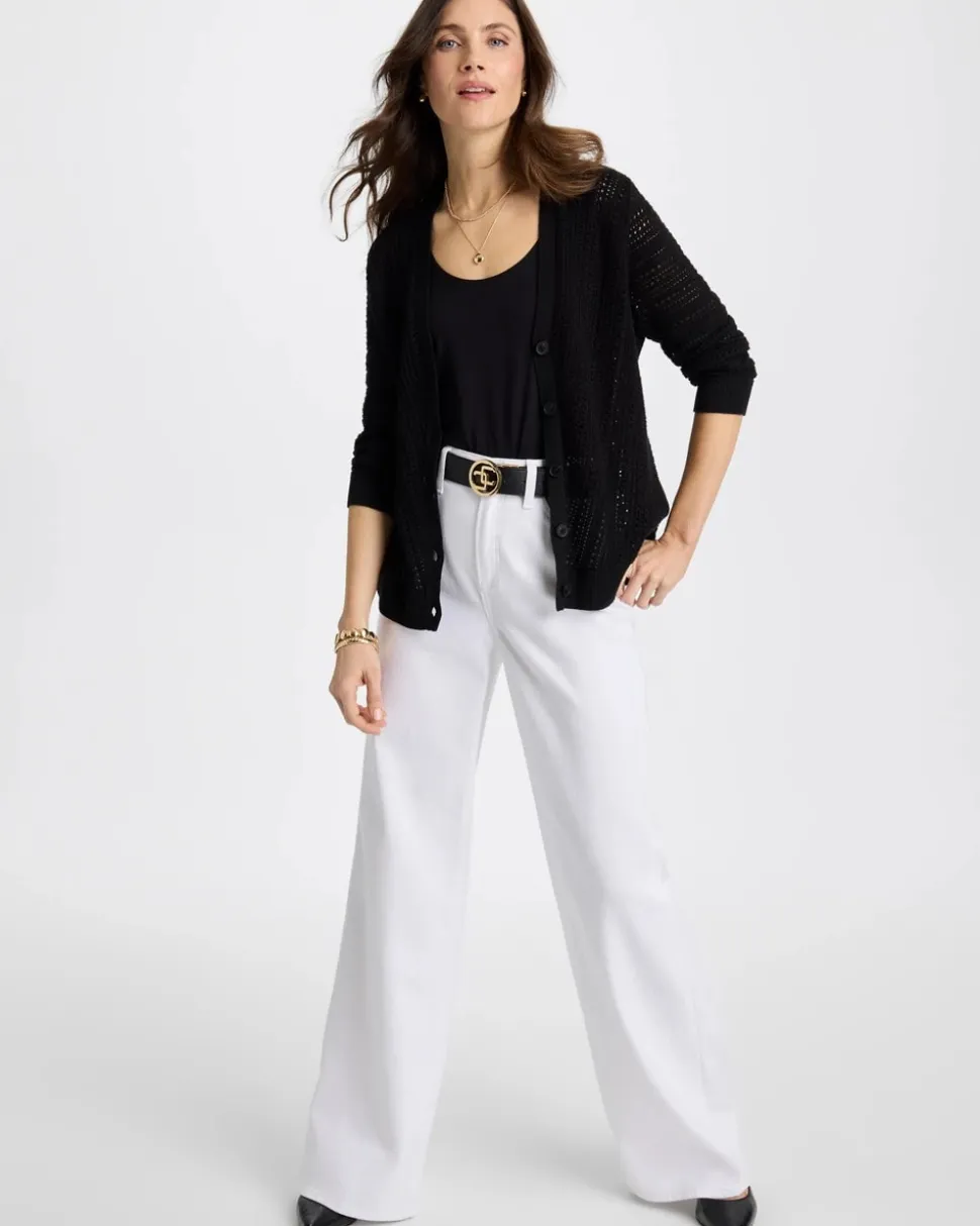 Stitchy V-Neck Cardigan