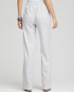 Striped Relaxed Linen Pants