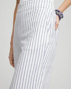 Striped Relaxed Linen Pants