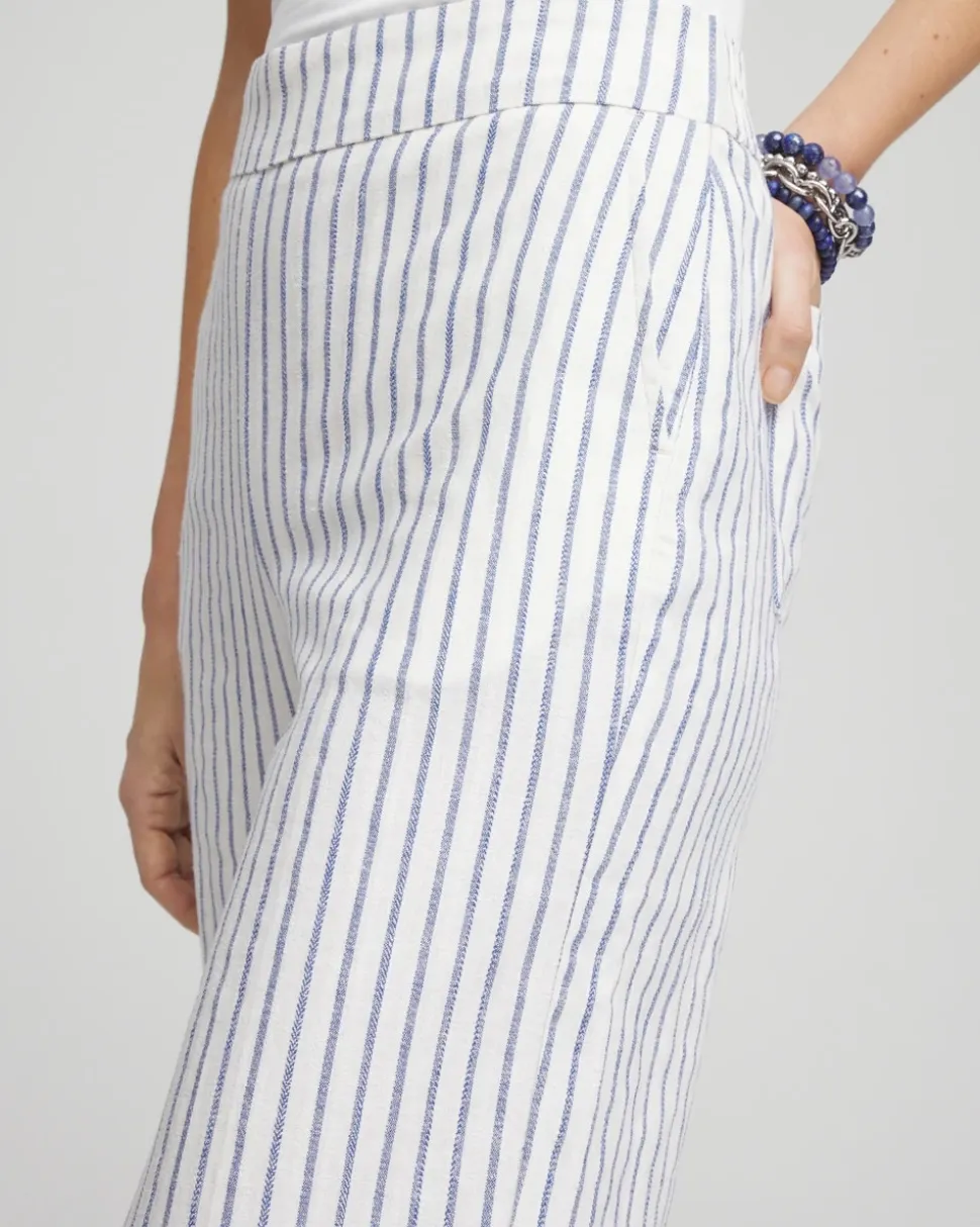 Striped Relaxed Linen Pants