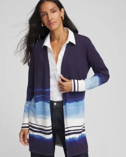 Stripe Ombre Duster Cardigan