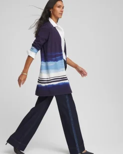 Stripe Ombre Duster Cardigan