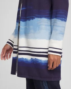 Stripe Ombre Duster Cardigan