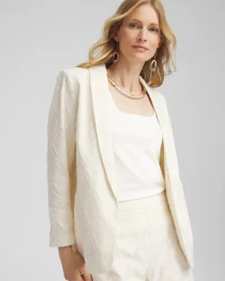 Textured Blazer