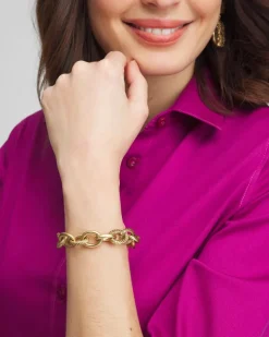 Textured Chain Bracelet