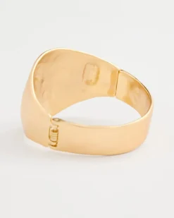 Textured Hinge Cuff Bracelet