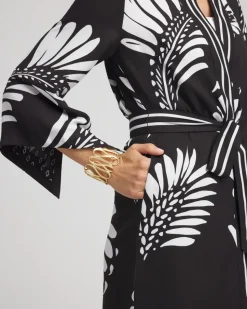 Tie-Front Long Kimono
