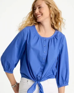 Tie-Front Top