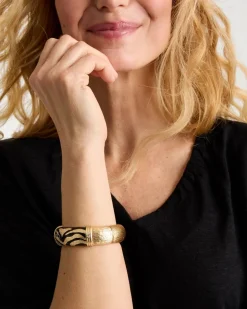 Tiger Hinge Cuff Bracelet