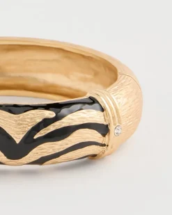 Tiger Hinge Cuff Bracelet