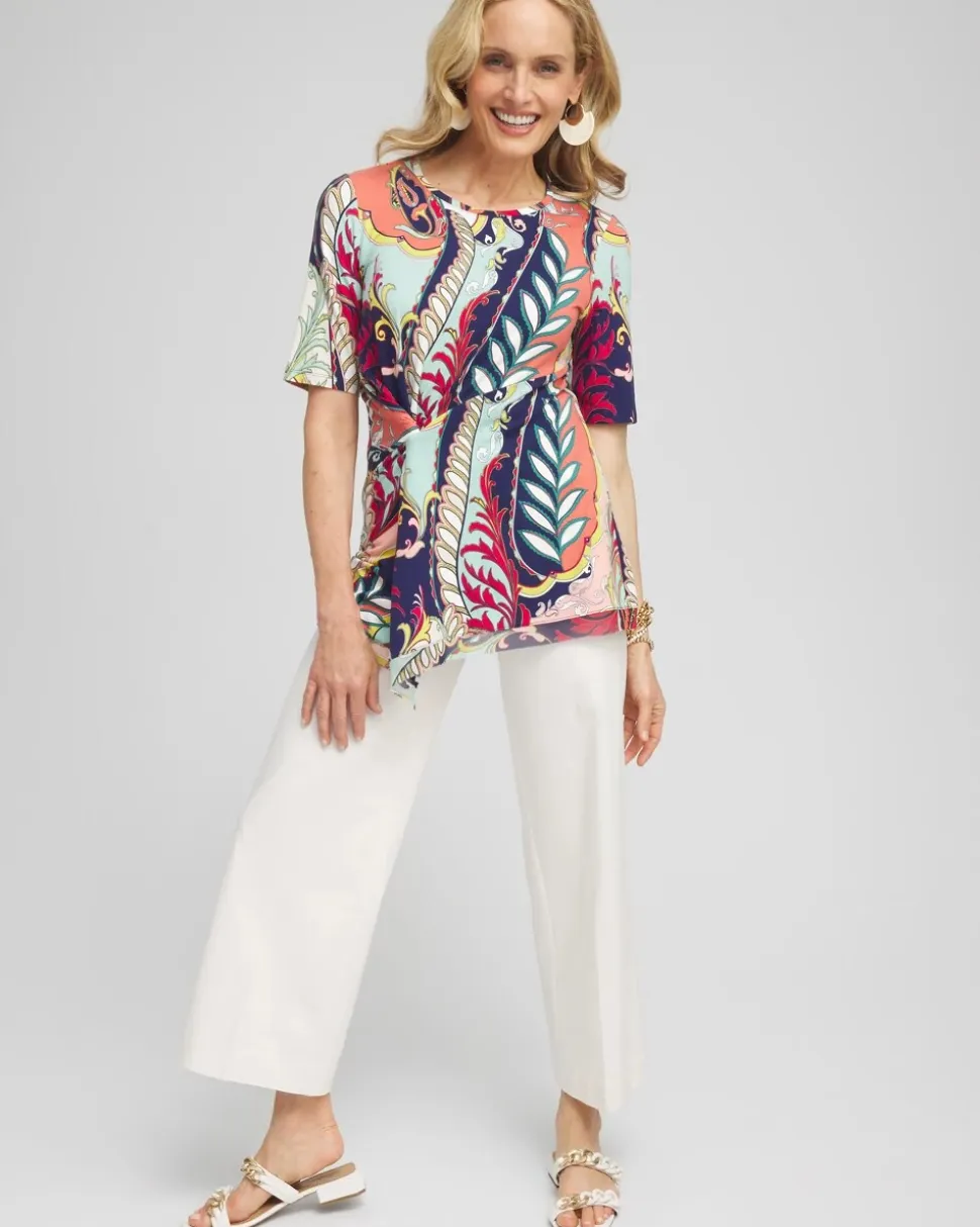 Touch of Cool™ Abstract Draped Tunic