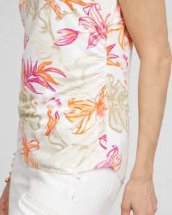 Touch of Cool™ Tropical Floral Dolman Tee