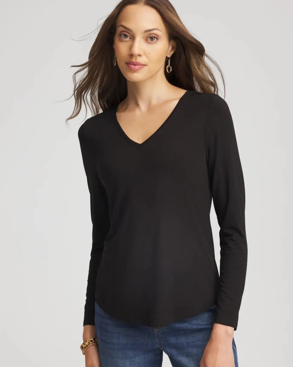 Touch of Cool™ V-Neck Layering Tee