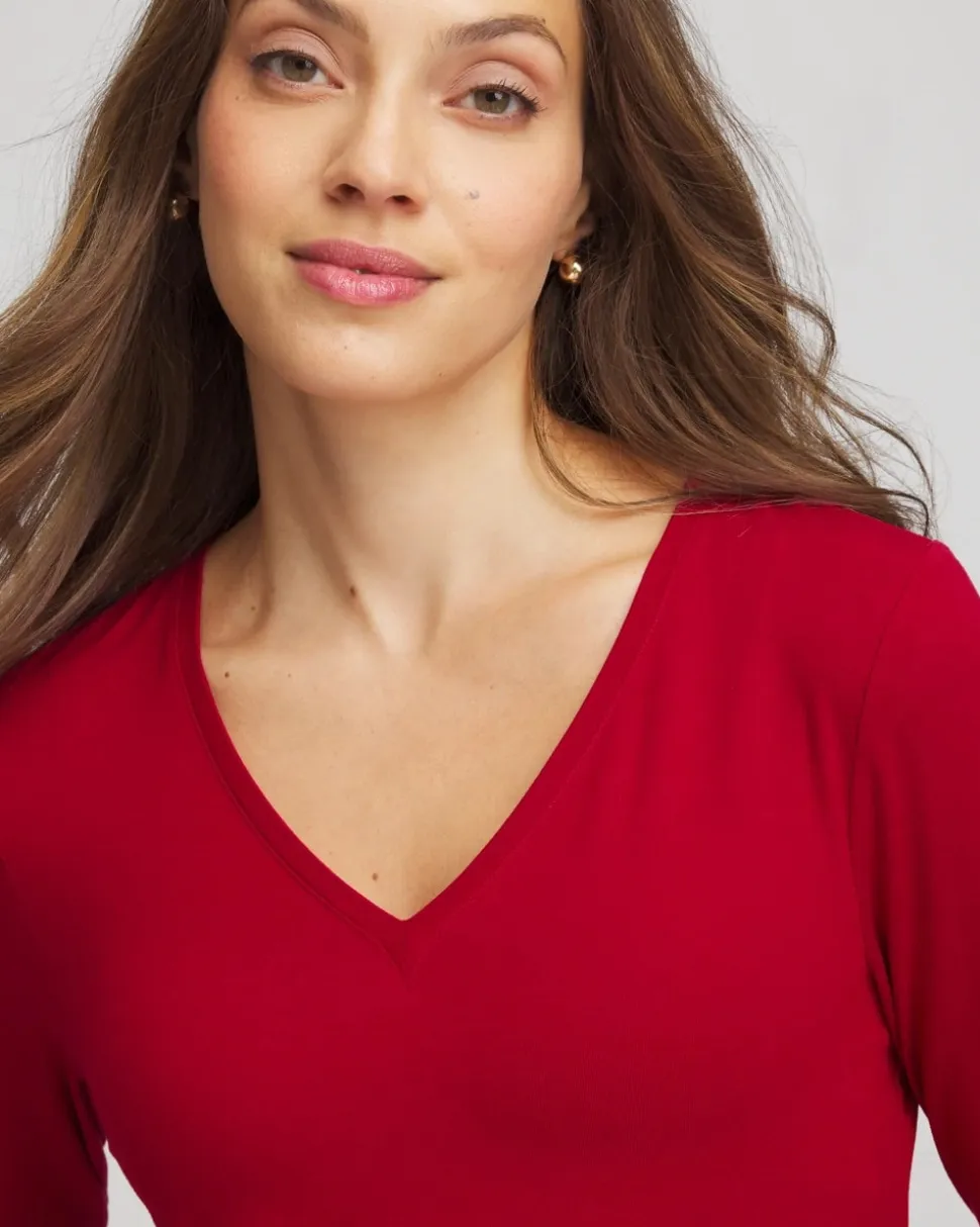 Touch of Cool™ V-Neck Layering Tee