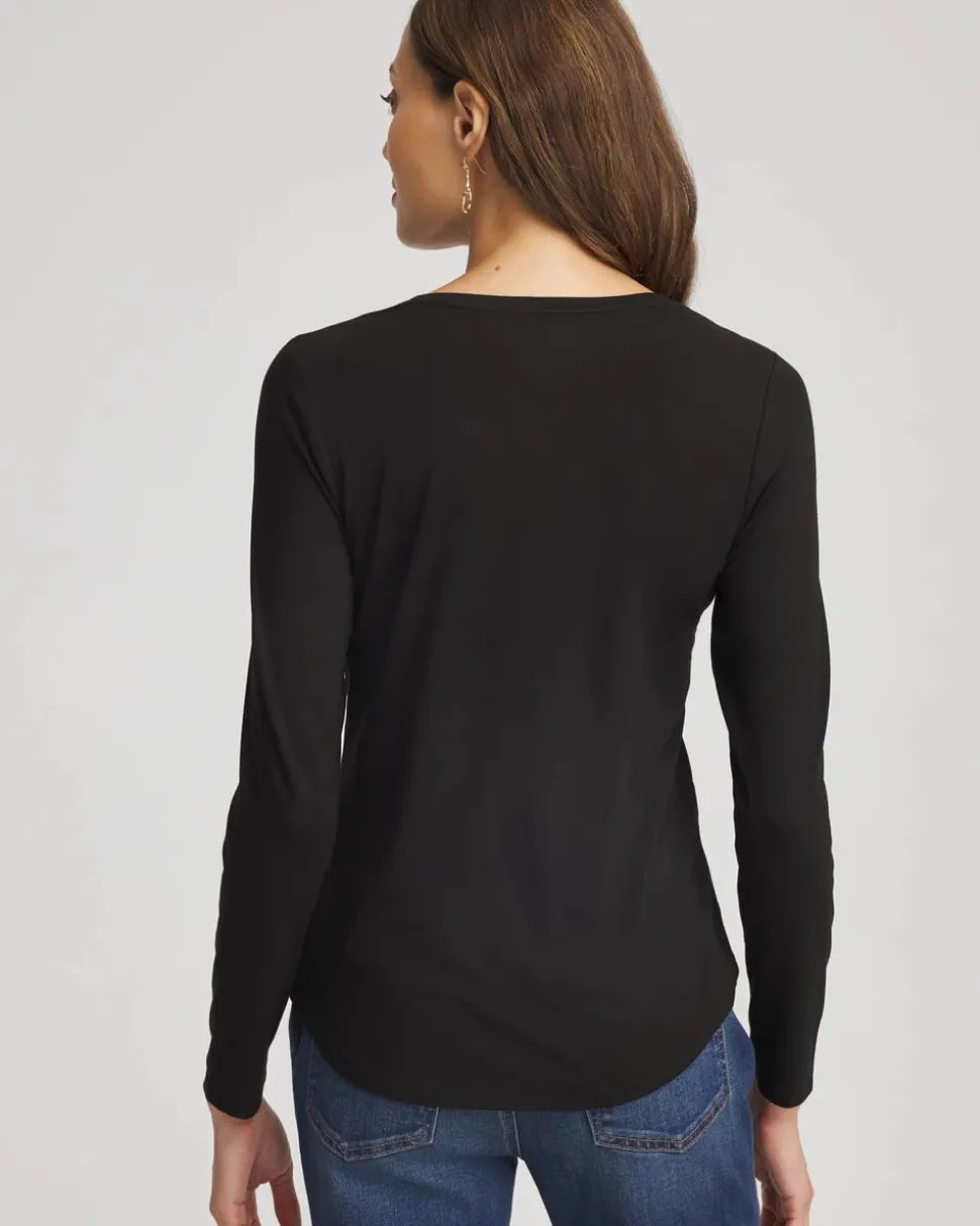 Touch of Cool™ V-Neck Layering Tee