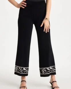 Travelers™ Abstract Zebra Cropped Pants