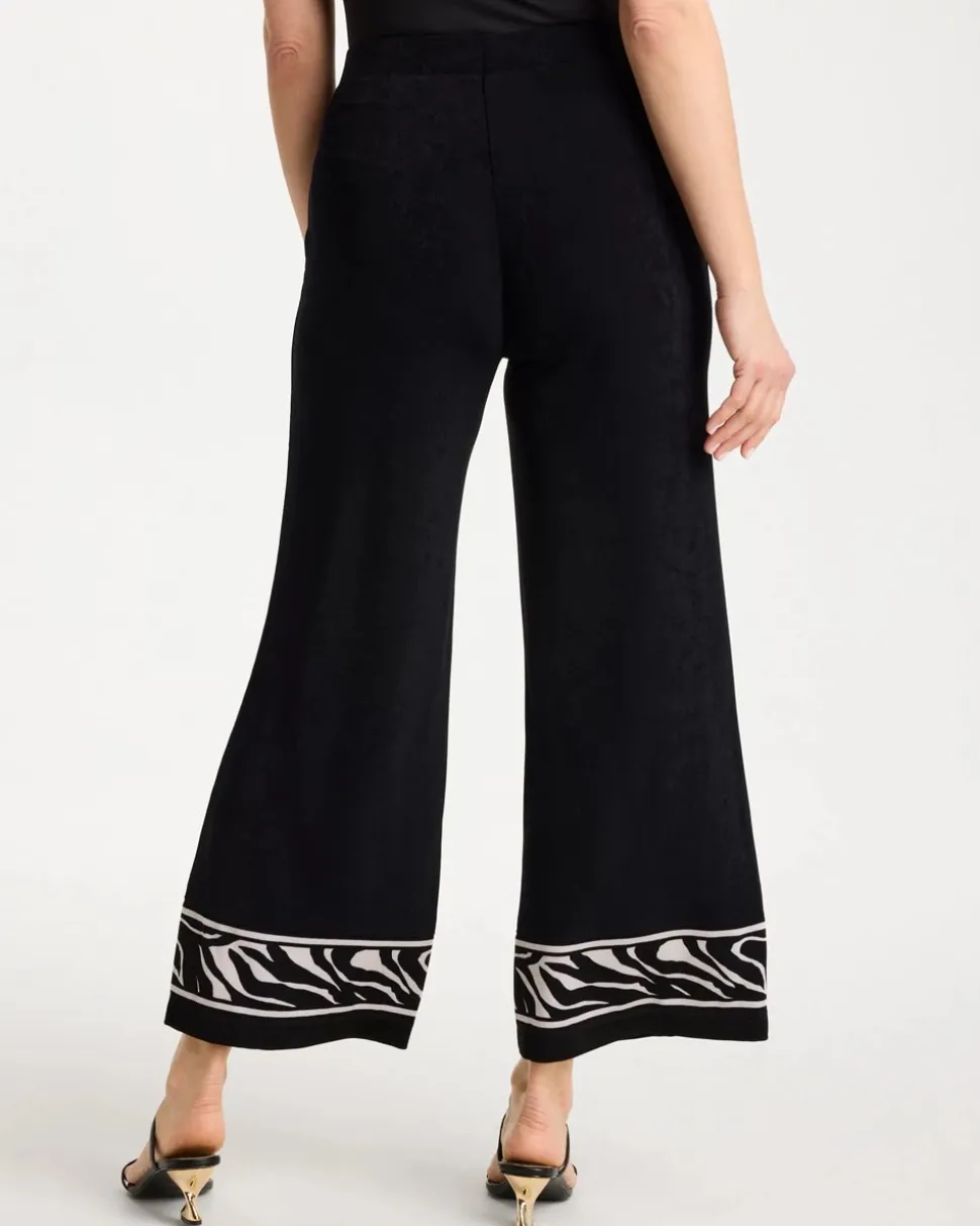 Travelers™ Abstract Zebra Cropped Pants