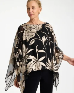 Travelers™ Burnout Floral Chiffon Top