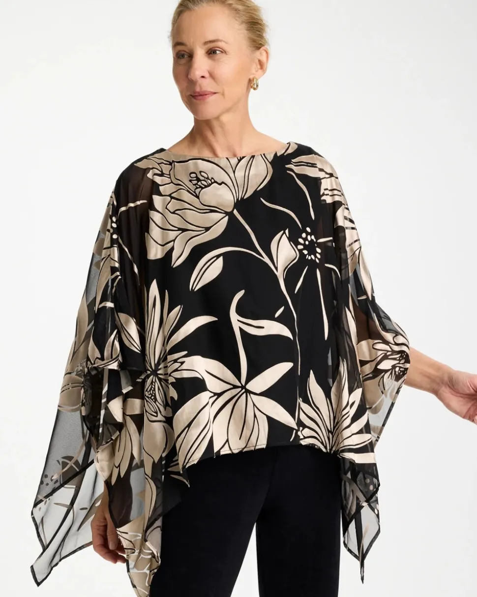 Travelers™ Burnout Floral Chiffon Top