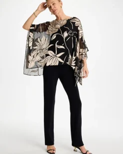 Travelers™ Burnout Floral Chiffon Top
