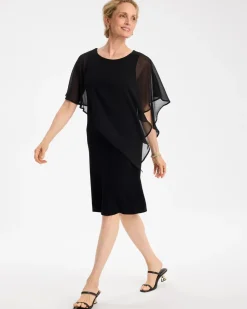Travelers™ Chiffon Overlay Dress