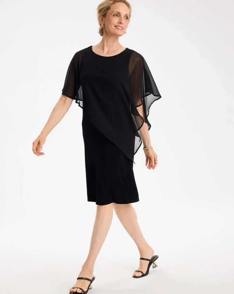 Travelers™ Chiffon Overlay Dress