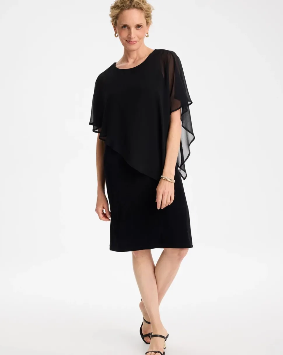 Travelers™ Chiffon Overlay Dress