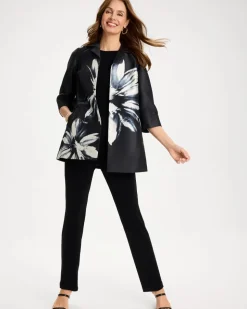 Travelers™ Collection Floral Long Jacket