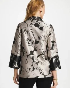Travelers™ Collection Floral Jacquard Jacket