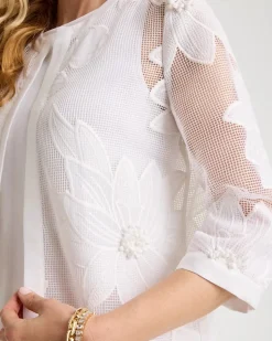 Travelers™ Collection Floral Applique Jacket