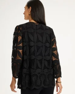 Travelers™ Collection Macramé Lace Jacket