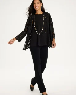 Travelers™ Collection Macramé Lace Jacket