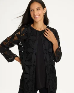 Travelers™ Collection Macramé Lace Jacket
