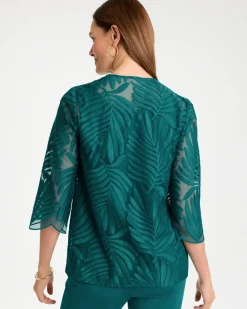 Travelers™ Collection Palm Frond Sheer Jacket