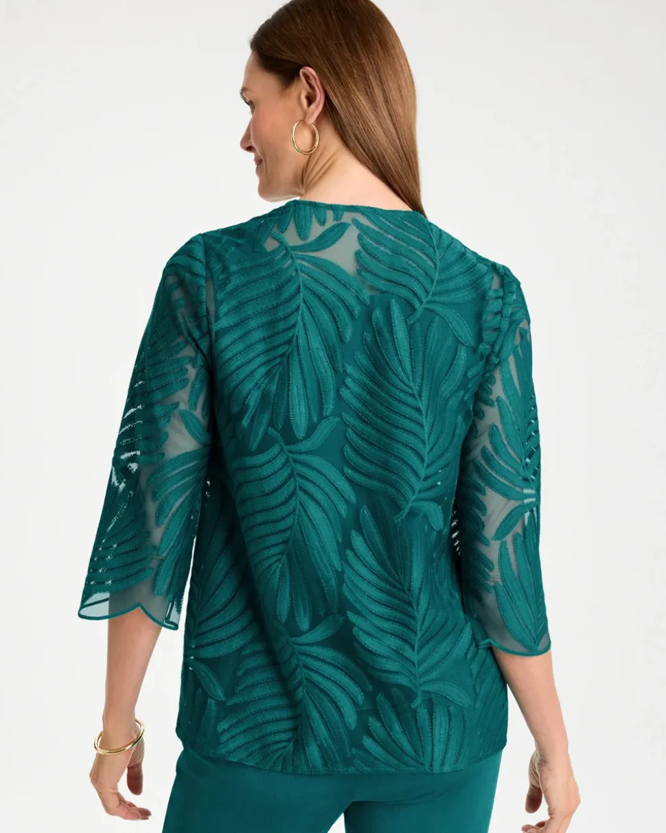 Travelers™ Collection Palm Frond Sheer Jacket