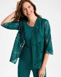 Travelers™ Collection Palm Frond Sheer Jacket