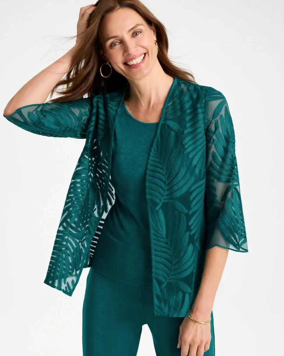 Travelers™ Collection Palm Frond Sheer Jacket