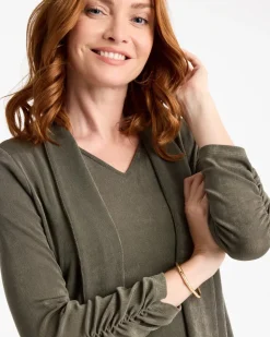 Travelers™ Collection Ruched Elbow Sleeve Jacket
