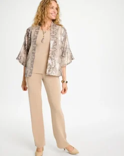 Travelers™ Collection Sequin Animal Print Kimono