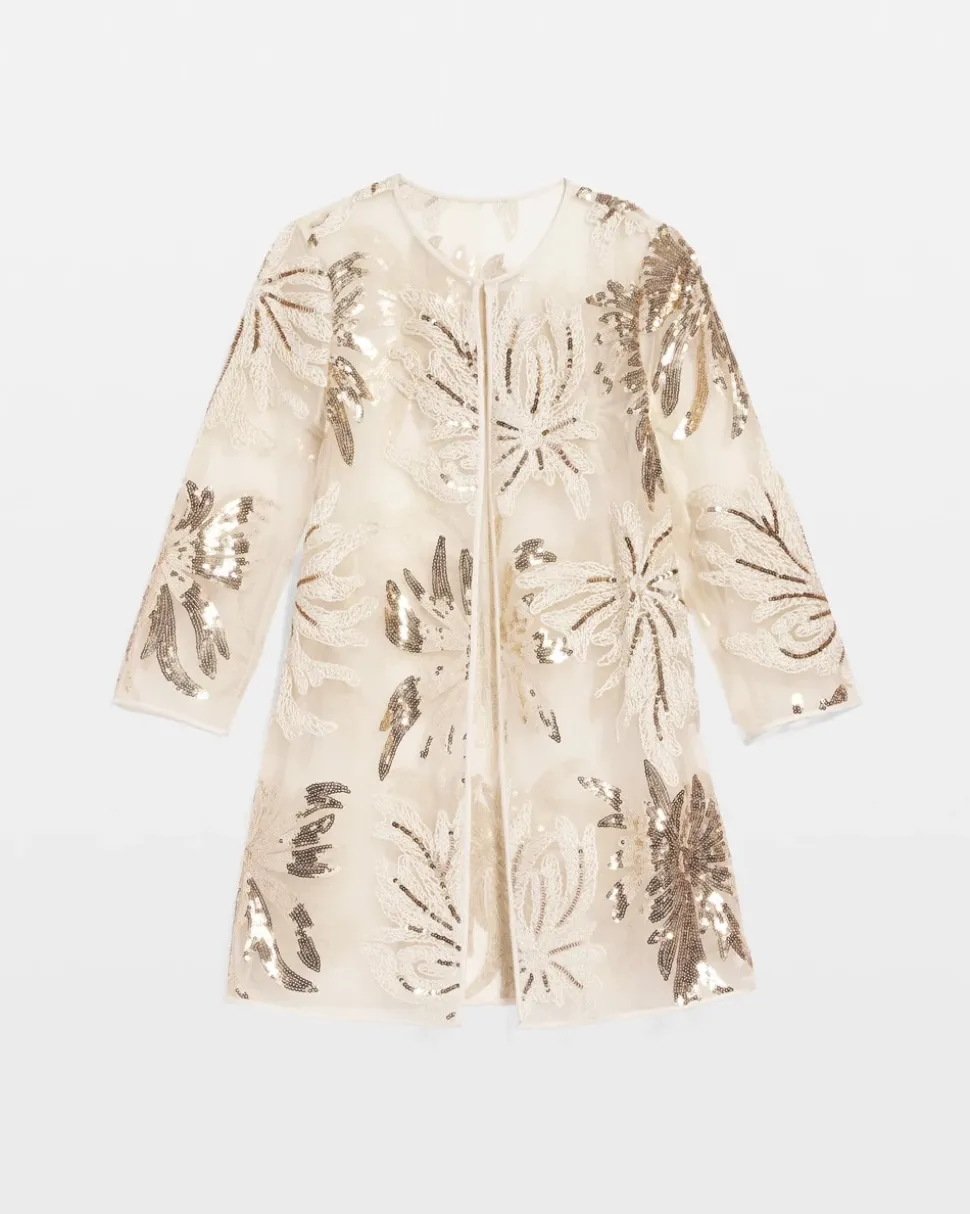 Travelers™ Collection Sequin-Mesh Jacket