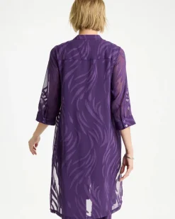 Travelers™ Collection Sheer Jacquard Topper
