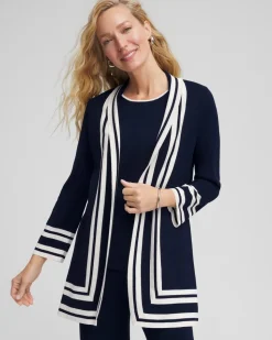 Travelers™ Contrast Border Cardigan