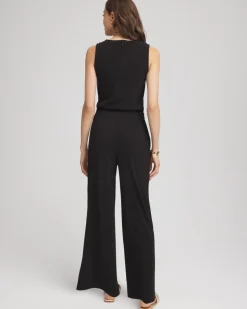 Travelers™ Jersey Knit Chain-Trim Jumpsuit