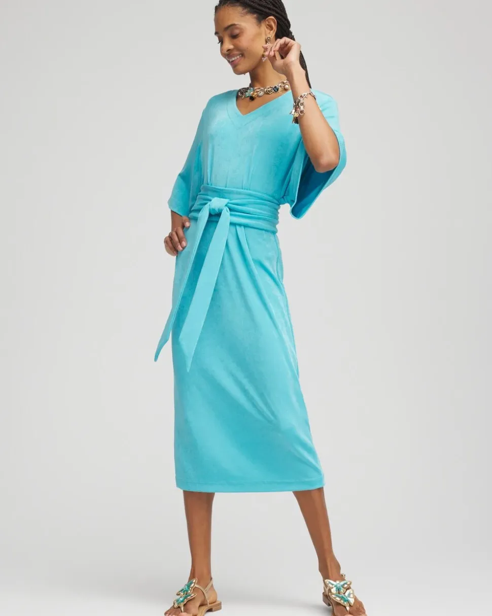 Travelers™ Kimono Sleeved V-Neck Dress