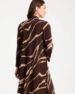 Travelers™ Knit Animal Print Duster Cardigan