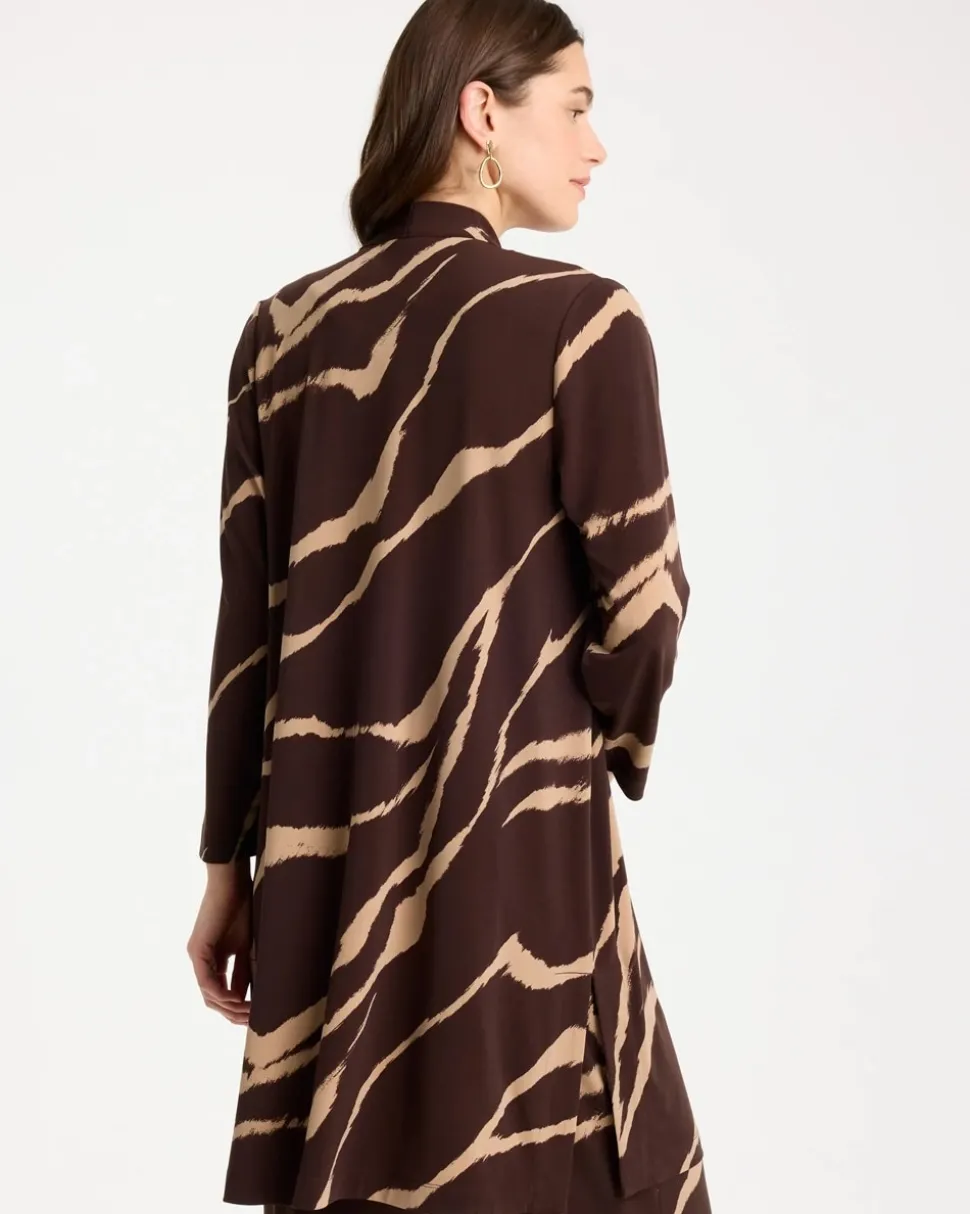 Travelers™ Knit Animal Print Duster Cardigan
