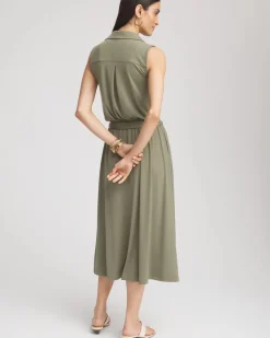 Travelers™ Knit Sleeveless Shirtdress