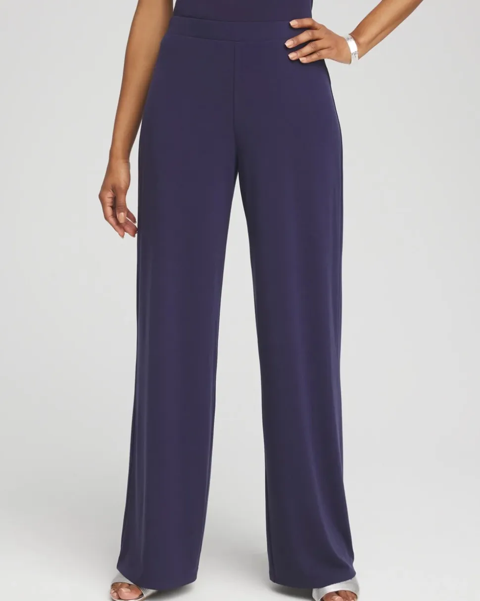 Travelers™ Knit Wide-Leg Pants